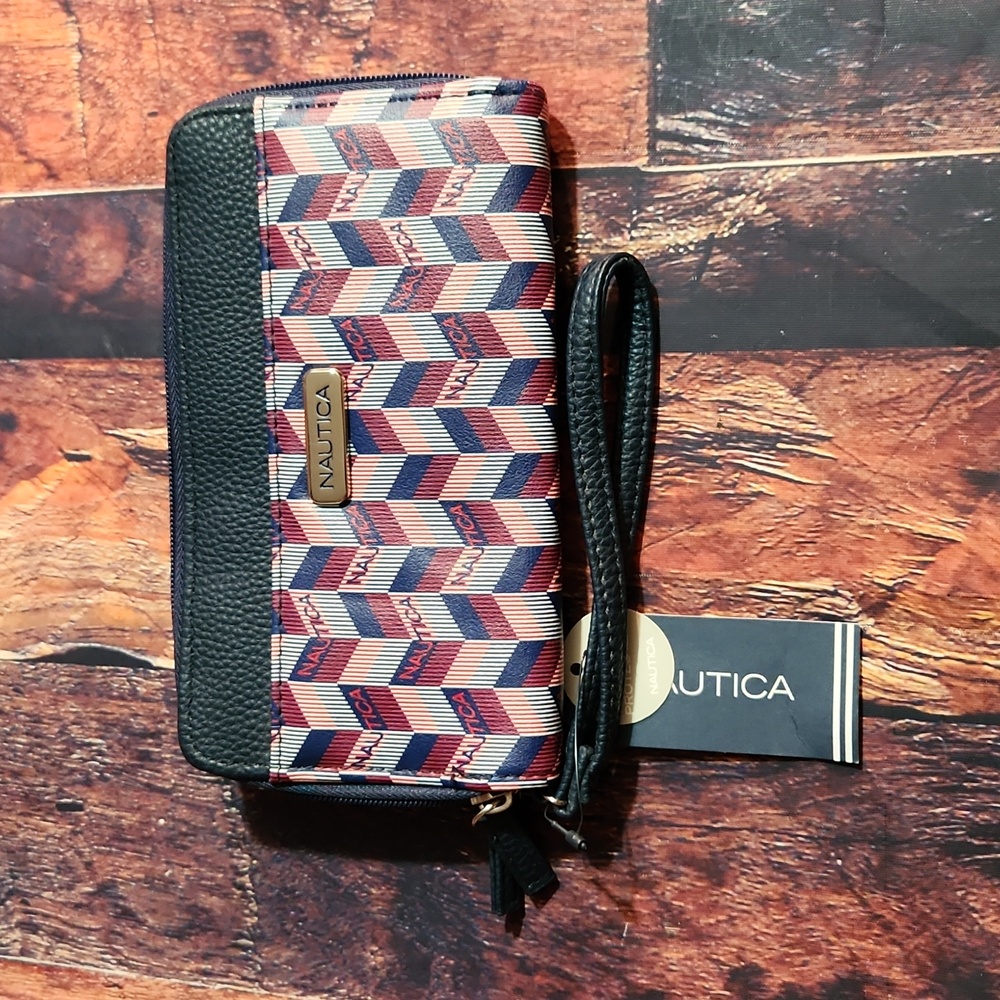 Nautical Multi Color Patterned Wallet